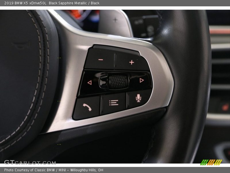 Black Sapphire Metallic / Black 2019 BMW X5 xDrive50i