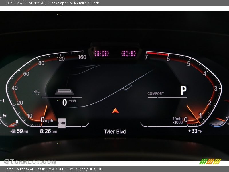 Black Sapphire Metallic / Black 2019 BMW X5 xDrive50i