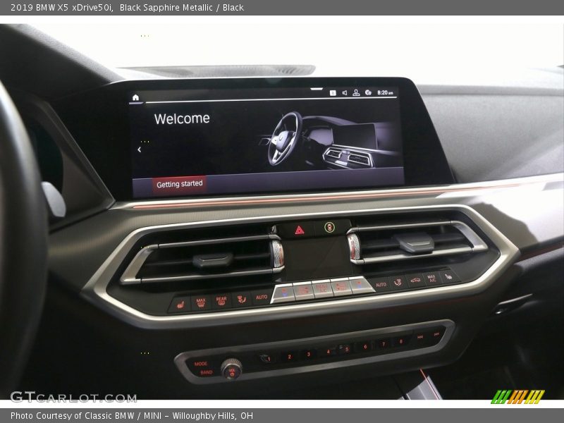Black Sapphire Metallic / Black 2019 BMW X5 xDrive50i