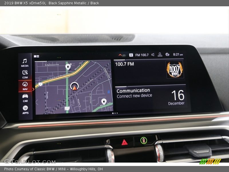 Black Sapphire Metallic / Black 2019 BMW X5 xDrive50i