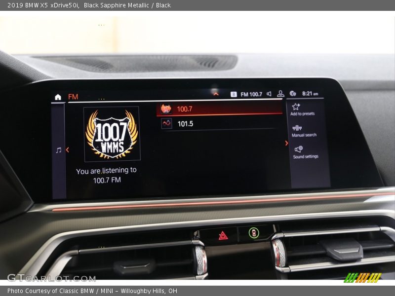 Black Sapphire Metallic / Black 2019 BMW X5 xDrive50i