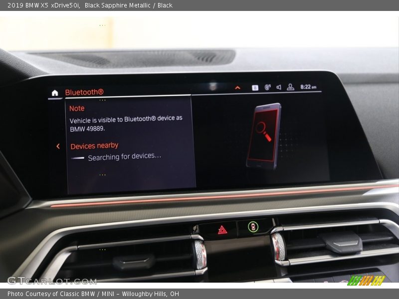 Black Sapphire Metallic / Black 2019 BMW X5 xDrive50i