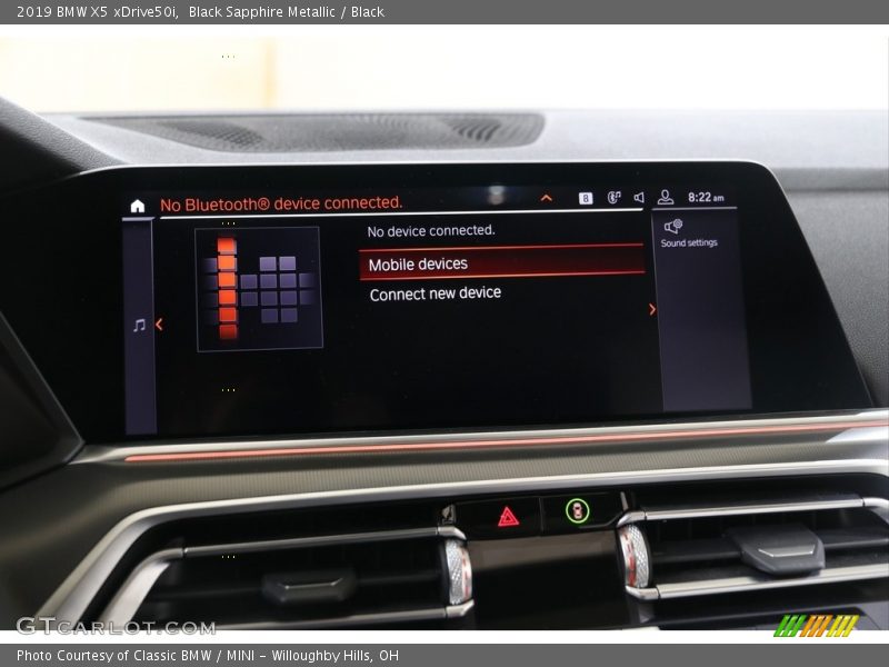 Black Sapphire Metallic / Black 2019 BMW X5 xDrive50i