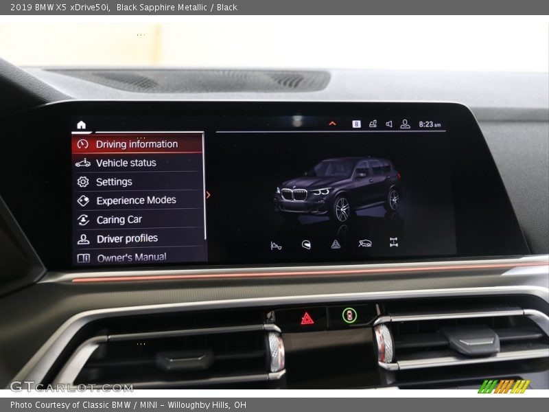 Black Sapphire Metallic / Black 2019 BMW X5 xDrive50i