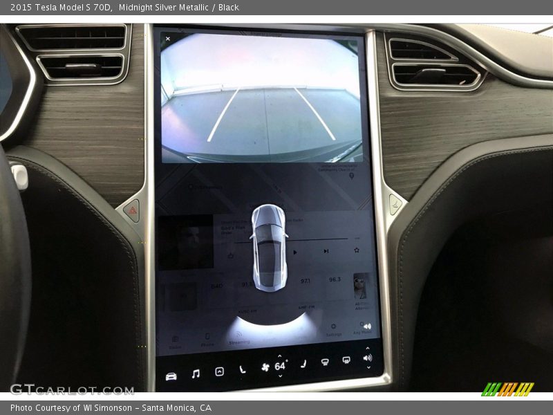 Controls of 2015 Model S 70D