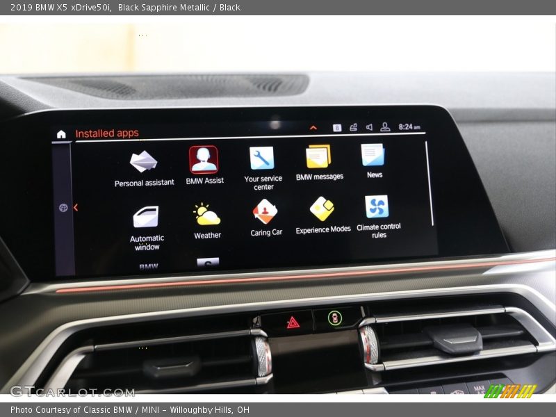 Black Sapphire Metallic / Black 2019 BMW X5 xDrive50i