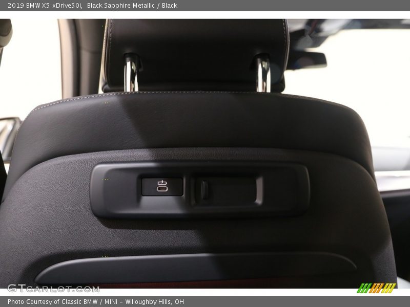 Black Sapphire Metallic / Black 2019 BMW X5 xDrive50i