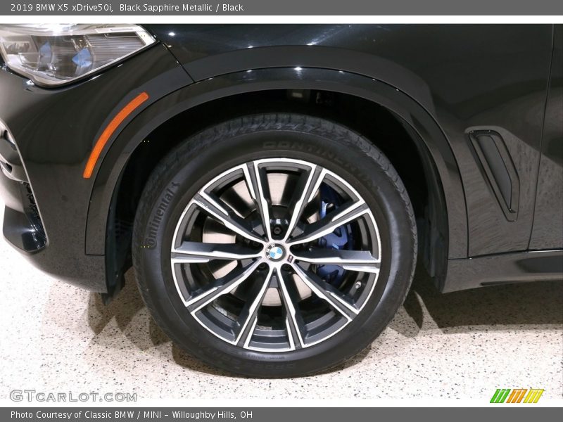 Black Sapphire Metallic / Black 2019 BMW X5 xDrive50i