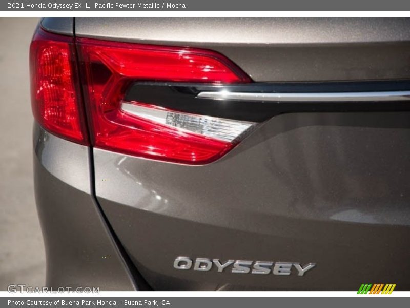 Pacific Pewter Metallic / Mocha 2021 Honda Odyssey EX-L