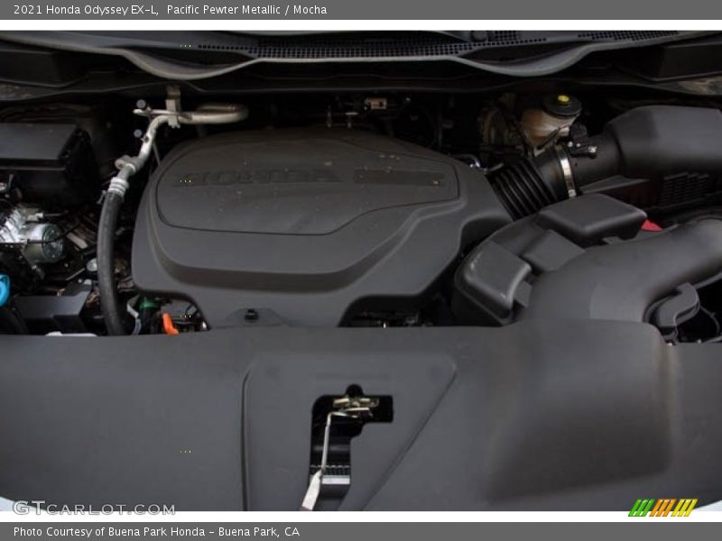 Pacific Pewter Metallic / Mocha 2021 Honda Odyssey EX-L