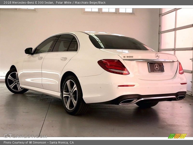 Polar White / Macchiato Beige/Black 2018 Mercedes-Benz E 300 Sedan