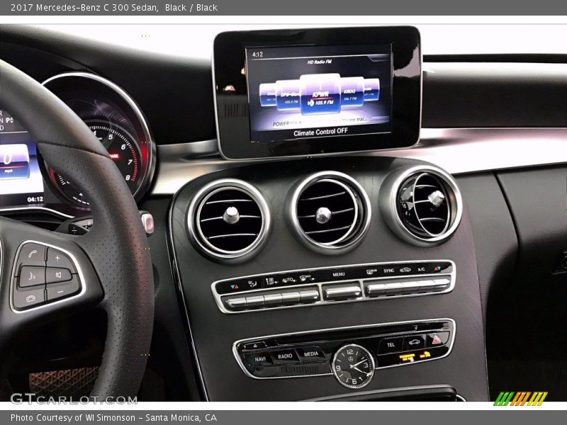 Black / Black 2017 Mercedes-Benz C 300 Sedan