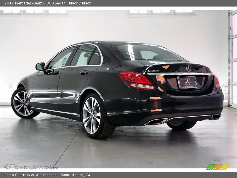 Black / Black 2017 Mercedes-Benz C 300 Sedan