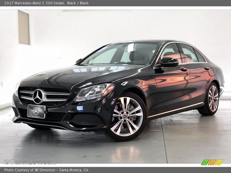 Black / Black 2017 Mercedes-Benz C 300 Sedan