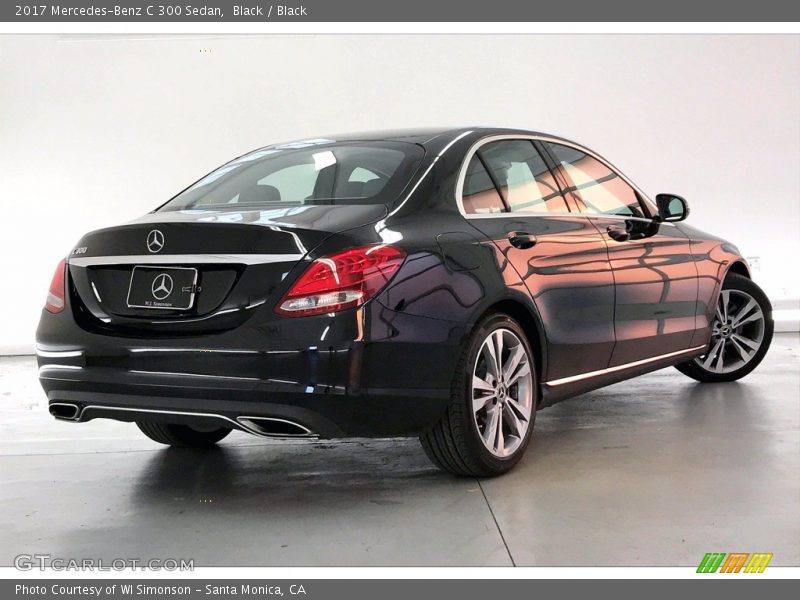 Black / Black 2017 Mercedes-Benz C 300 Sedan