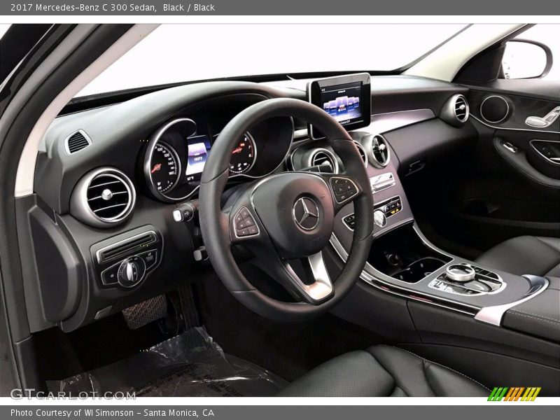 Black / Black 2017 Mercedes-Benz C 300 Sedan