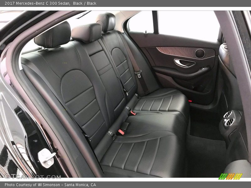 Black / Black 2017 Mercedes-Benz C 300 Sedan