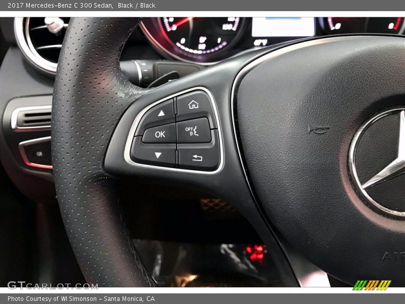 Black / Black 2017 Mercedes-Benz C 300 Sedan