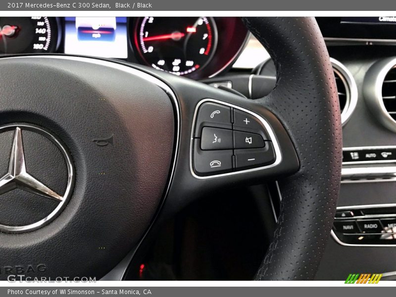 Black / Black 2017 Mercedes-Benz C 300 Sedan