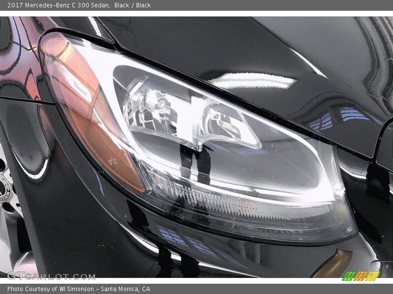 Black / Black 2017 Mercedes-Benz C 300 Sedan