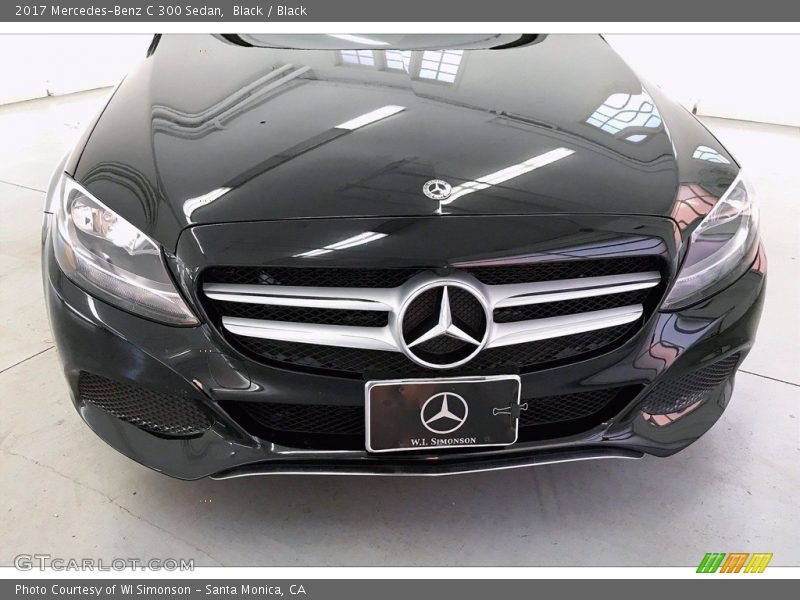 Black / Black 2017 Mercedes-Benz C 300 Sedan