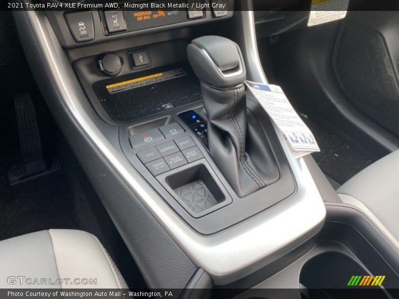 Midnight Black Metallic / Light Gray 2021 Toyota RAV4 XLE Premium AWD