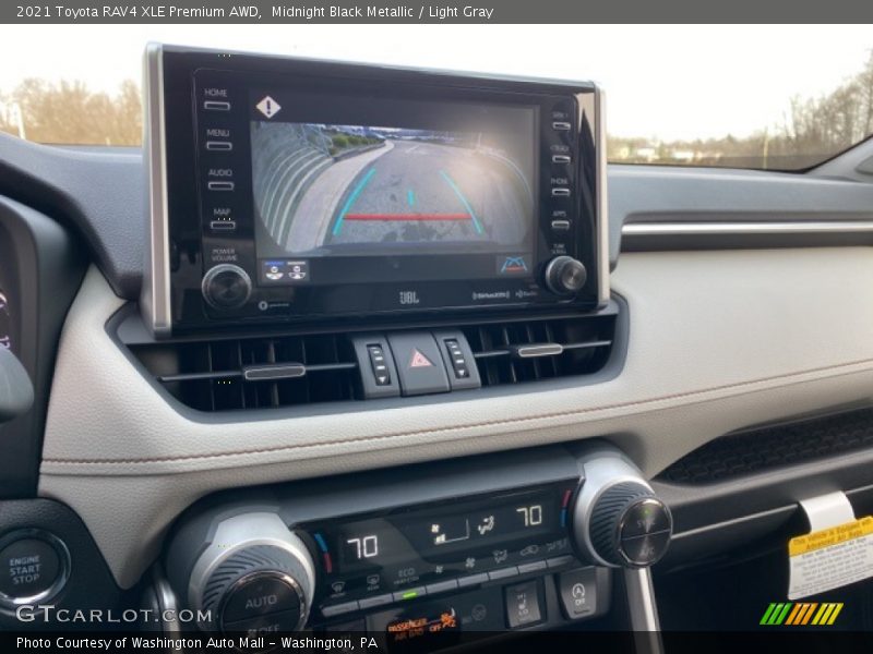 Midnight Black Metallic / Light Gray 2021 Toyota RAV4 XLE Premium AWD