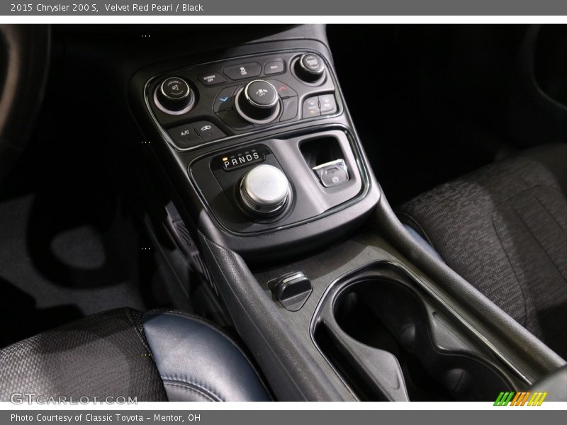 Velvet Red Pearl / Black 2015 Chrysler 200 S