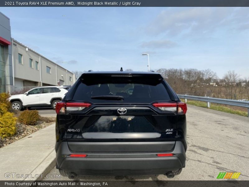 Midnight Black Metallic / Light Gray 2021 Toyota RAV4 XLE Premium AWD