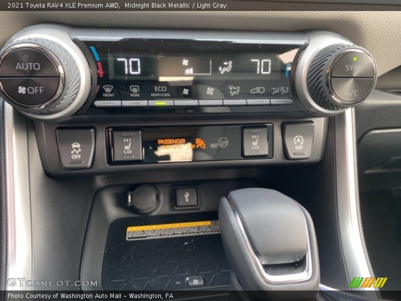 Midnight Black Metallic / Light Gray 2021 Toyota RAV4 XLE Premium AWD
