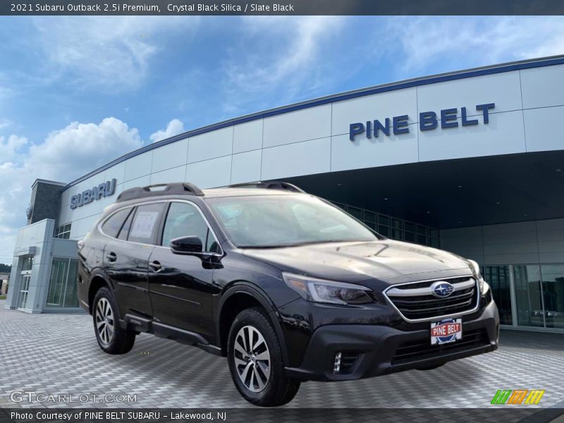 Crystal Black Silica / Slate Black 2021 Subaru Outback 2.5i Premium