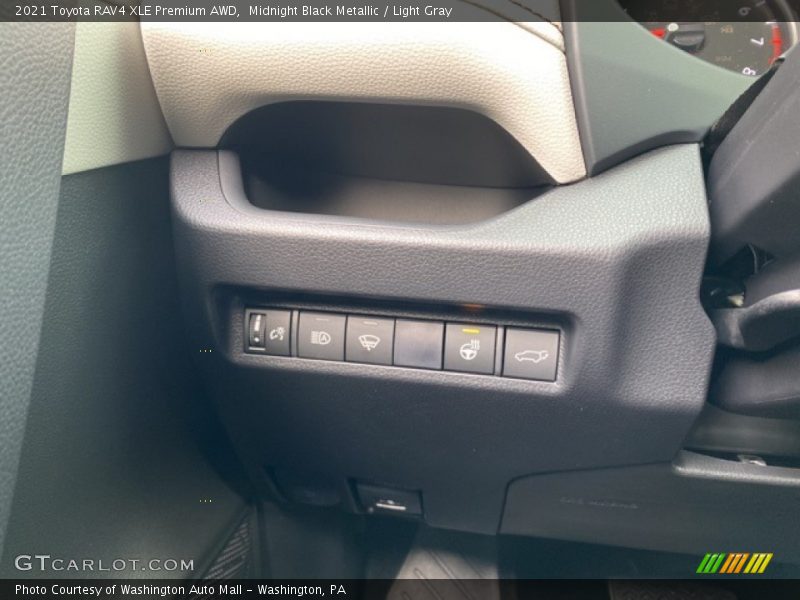 Midnight Black Metallic / Light Gray 2021 Toyota RAV4 XLE Premium AWD