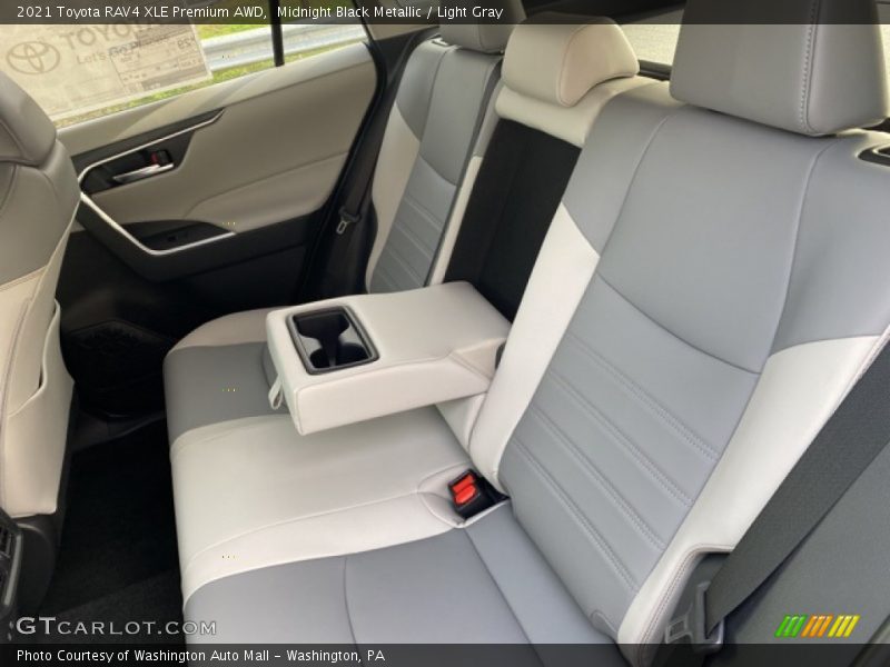 Midnight Black Metallic / Light Gray 2021 Toyota RAV4 XLE Premium AWD