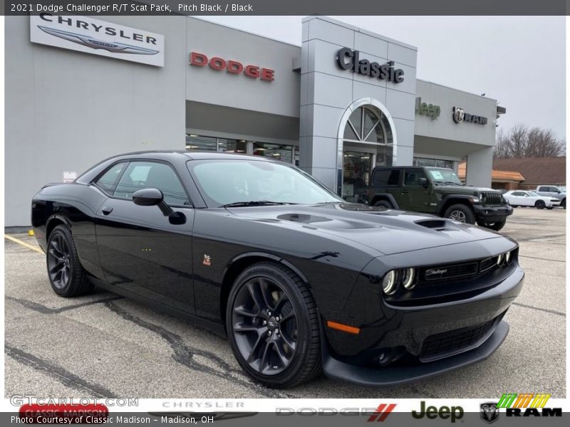 Pitch Black / Black 2021 Dodge Challenger R/T Scat Pack