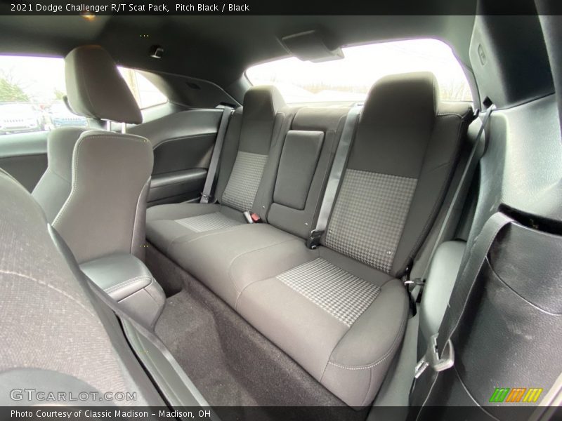 Rear Seat of 2021 Challenger R/T Scat Pack