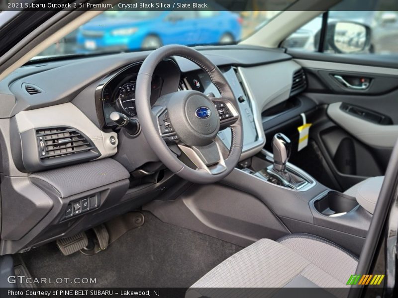 Crystal Black Silica / Slate Black 2021 Subaru Outback 2.5i Premium