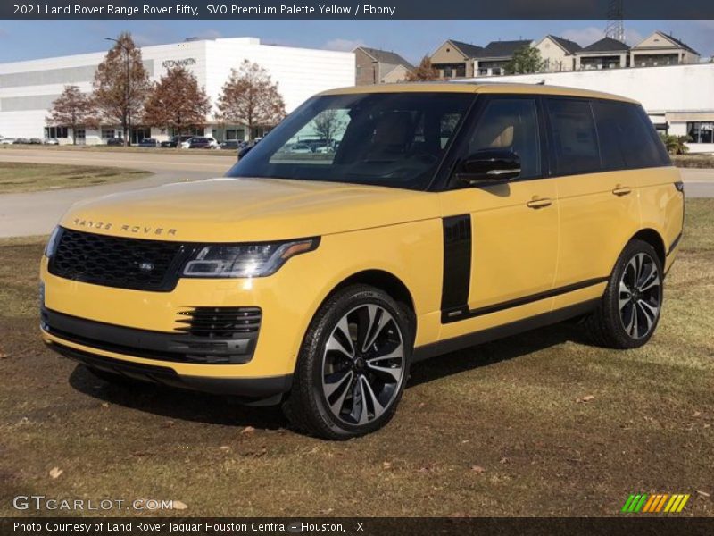 Front 3/4 View of 2021 Range Rover Fifty