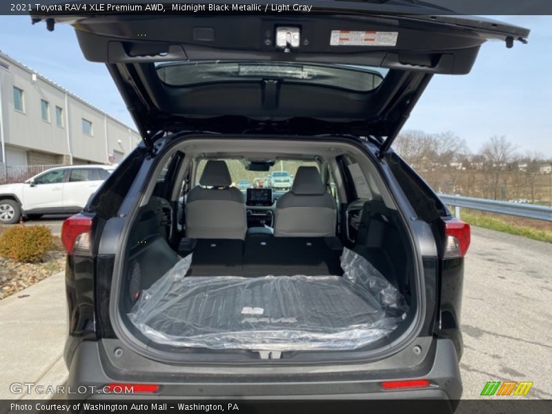 Midnight Black Metallic / Light Gray 2021 Toyota RAV4 XLE Premium AWD