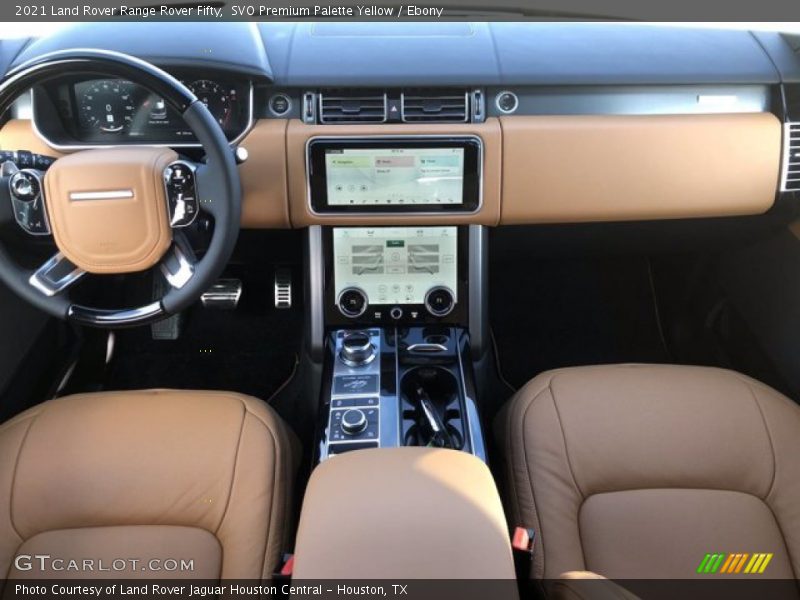 Dashboard of 2021 Range Rover Fifty