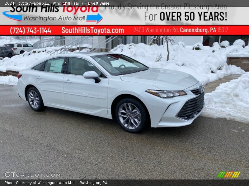 Wind Chill Pearl / Harvest Beige 2021 Toyota Avalon XLE