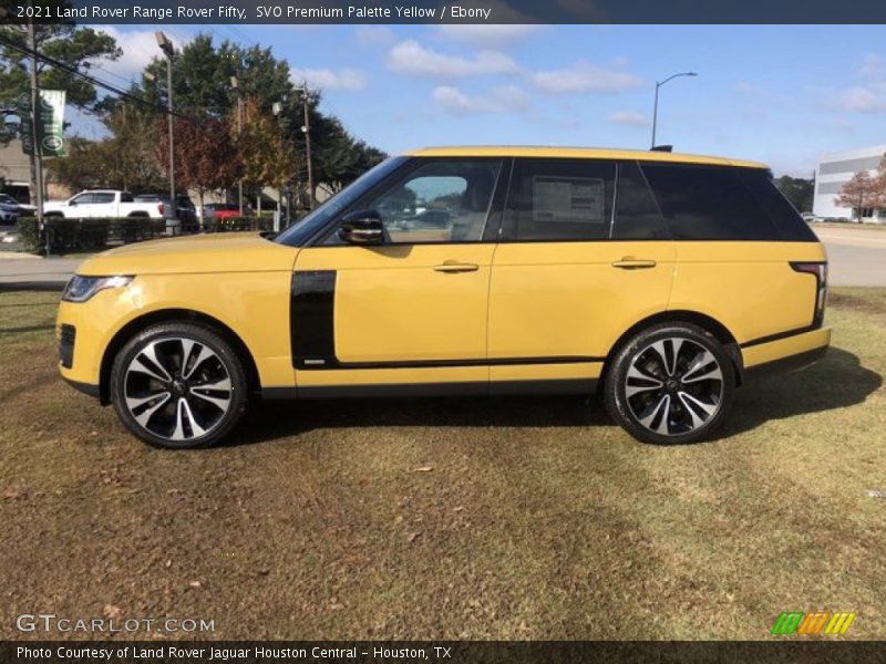  2021 Range Rover Fifty SVO Premium Palette Yellow