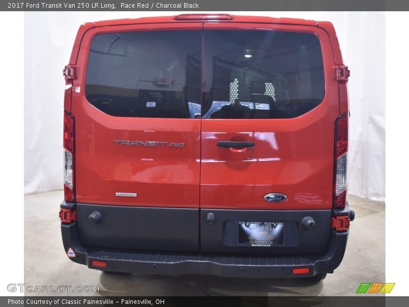 Race Red / Charcoal Black 2017 Ford Transit Van 250 LR Long