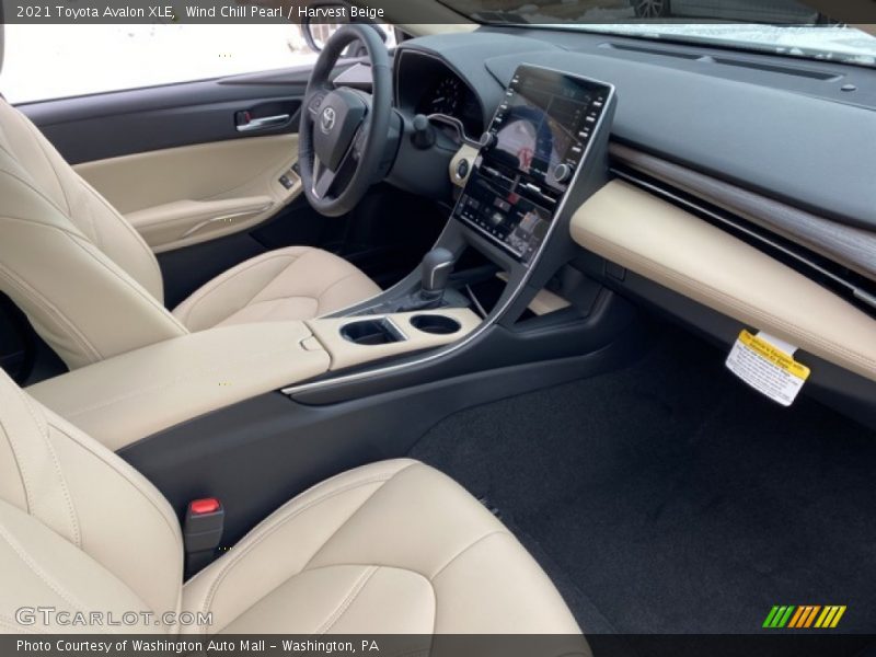 Front Seat of 2021 Avalon XLE