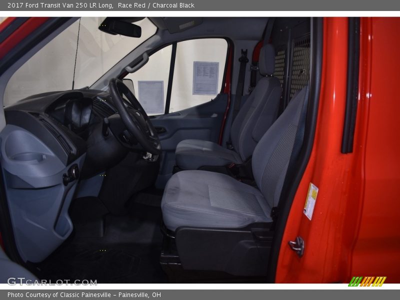 Race Red / Charcoal Black 2017 Ford Transit Van 250 LR Long