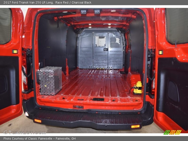 Race Red / Charcoal Black 2017 Ford Transit Van 250 LR Long