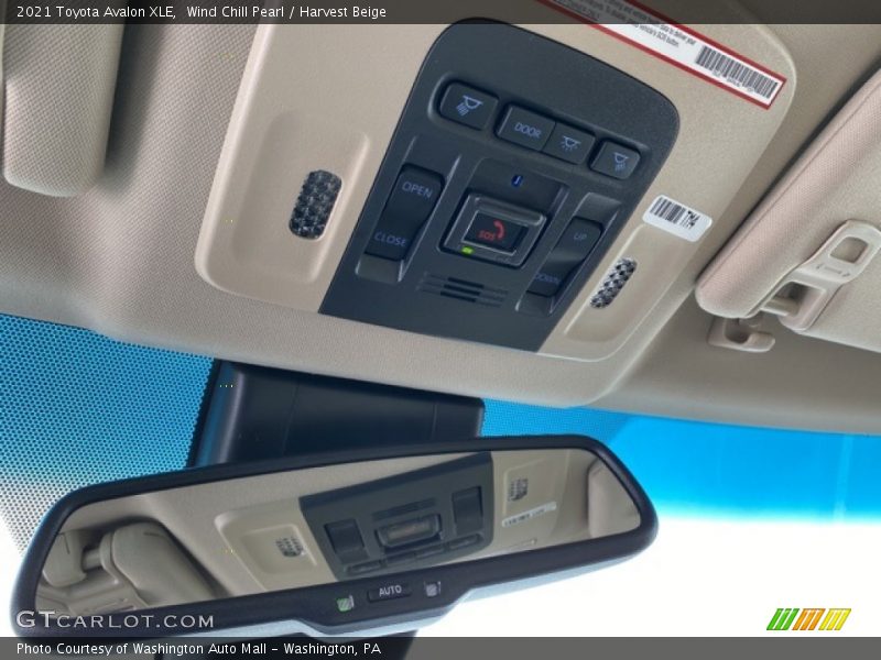 Controls of 2021 Avalon XLE