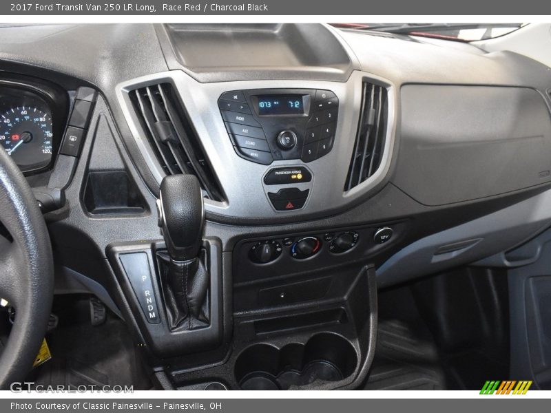 Race Red / Charcoal Black 2017 Ford Transit Van 250 LR Long