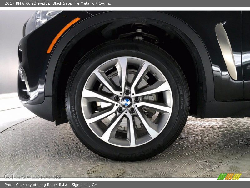 Black Sapphire Metallic / Cognac 2017 BMW X6 sDrive35i