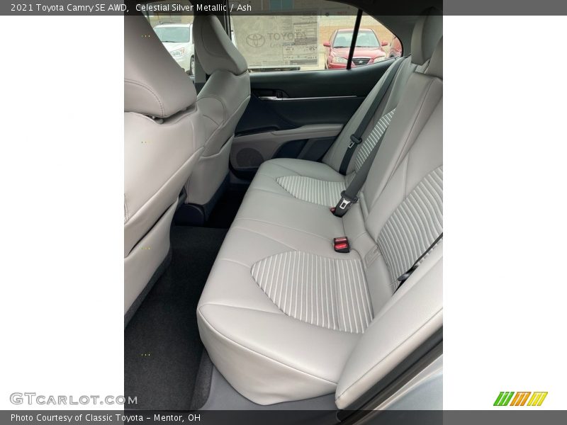 Rear Seat of 2021 Camry SE AWD