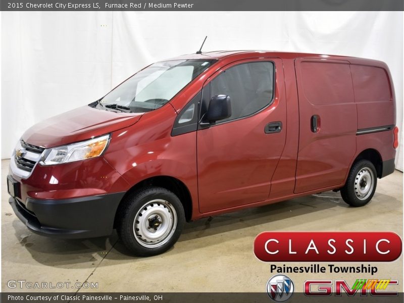 Furnace Red / Medium Pewter 2015 Chevrolet City Express LS